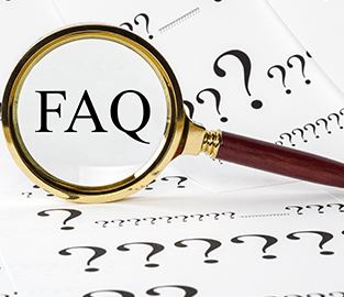 FAQ magnify glass